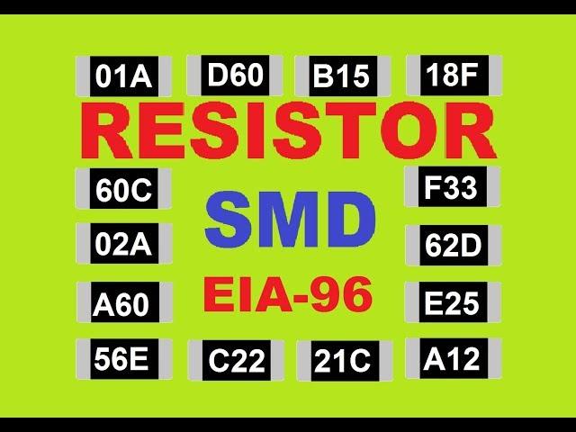 How to Read SMD Resistance Codes and Identify Default Value and EIA-96