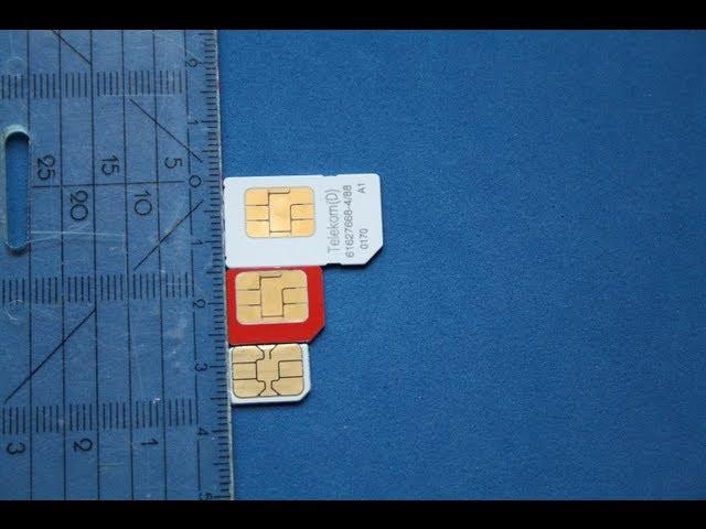 Mini SIM, Micro-SIM, Nano-SIM - Das sind die Unterschiede