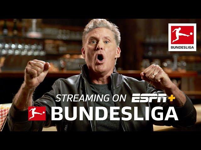 David Hasselhoff can't wait for the New Bundesliga Season - Watch it on ESPN+