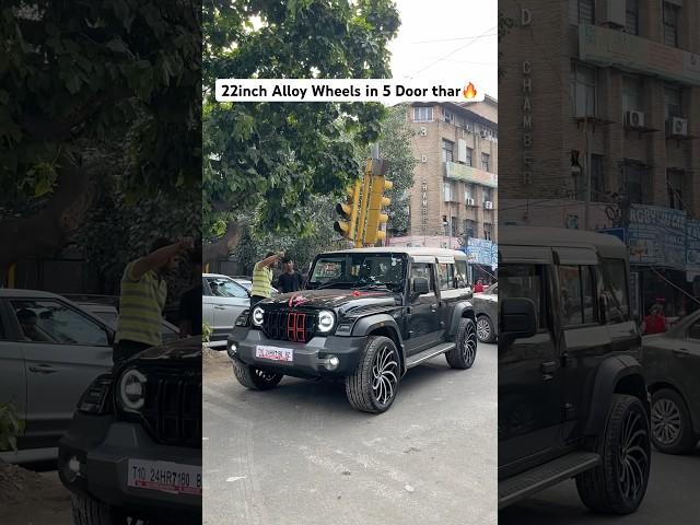 Delhi 1st 22inch Alloy Wheels in 5 Door Thar