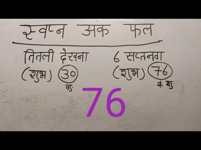 5 जनवरी 2025 सपनों के फल