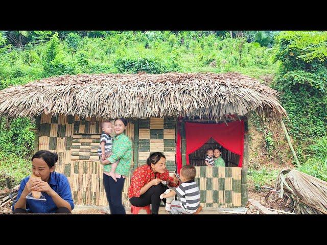 FULLVIDEO: 17-year-old single mother completes bamboo house in 30 days after terrible storm