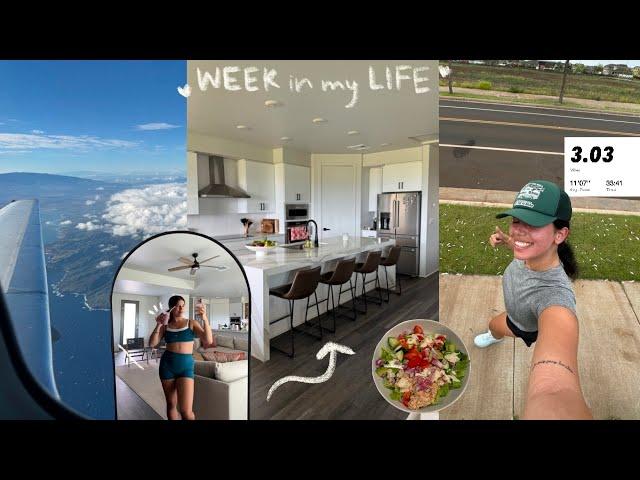 weekly vlog: island hopping to maui, home projects, cooking & running!!