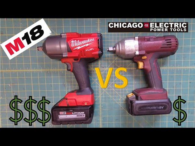 World’s Most Powerful 18V Impact VS World’s Cheapest: M18 vs Chicago Electric Review & Full Teardown