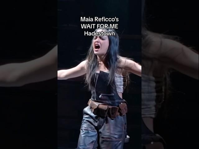 The newest songbird of #hadestown .  #maiareficco #musicals #musicaltheatre #theatre #broadway