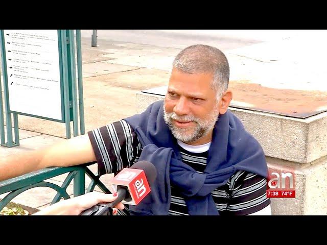 Homeless cubano en Miami pide repatriarse para Cuba porque ya no puede vivir en las calles