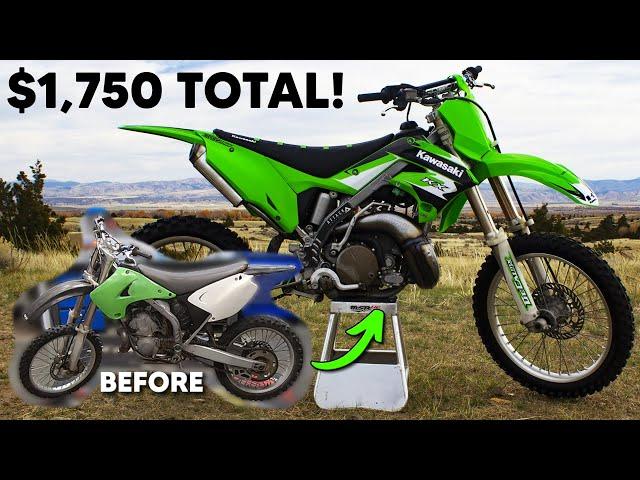 Transforming a $1,400 2 Stroke Dirt Bike on a Budget! This Bike RIPS!