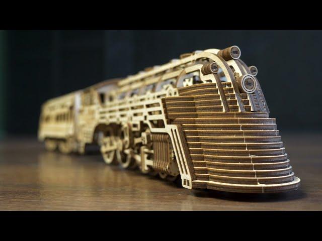 "Collection of Trains" - WoodTrick best 3D model kits for adults