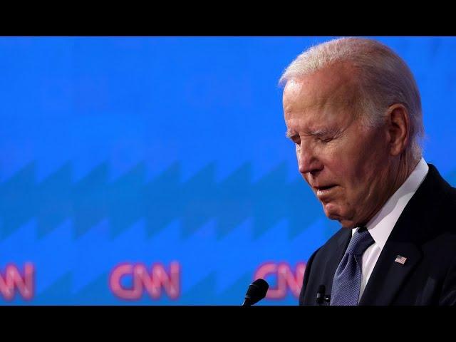 "No debato como antes", dice Biden mientras surgen dudas de su candidatura