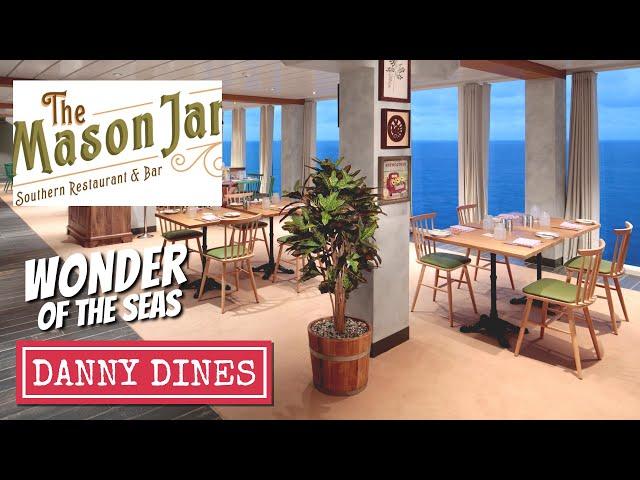 The Mason Jar Full Menu Overview | Danny Dines Aboard Royal Caribbean's Wonder of the Seas | 4K