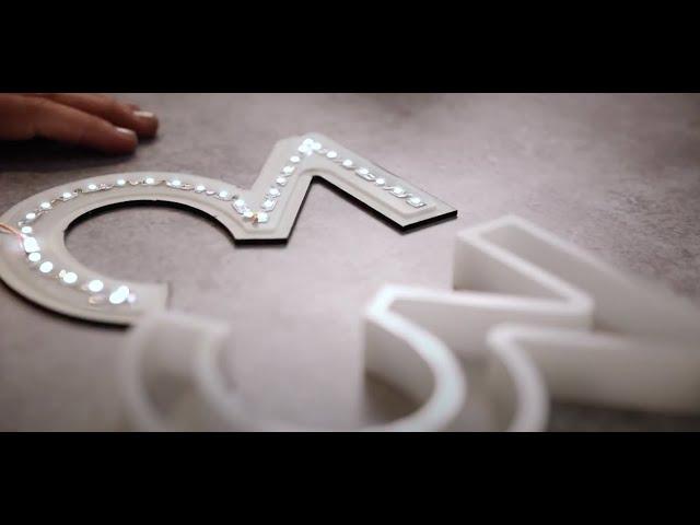 Acrylic Channel Letters 4 Ways with Bounce LED Cobra