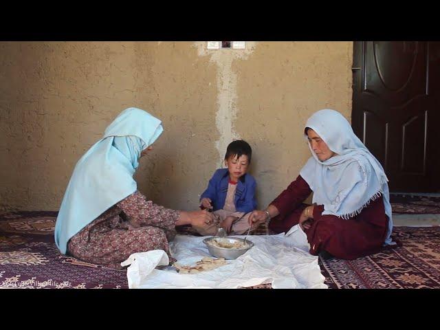 Cooking oil milk food.|Local food in jaghori AFG|Village life in Afghanistan.