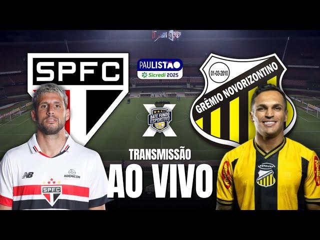 SÃO PAULO 1 X 0 NOVORIZONTINO AO VIVO QUARTAS DE FINAL DO PAULISTÃO 2025 | MORUMBIS AO VIVO