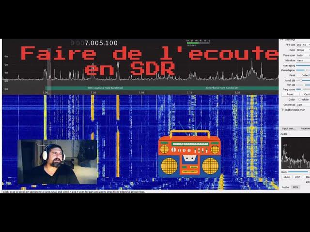 Comment commencer l'écoute en SDR?