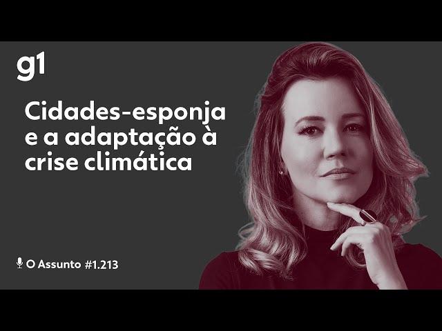 Cidades-esponja e a adaptação à crise climática | O ASSUNTO