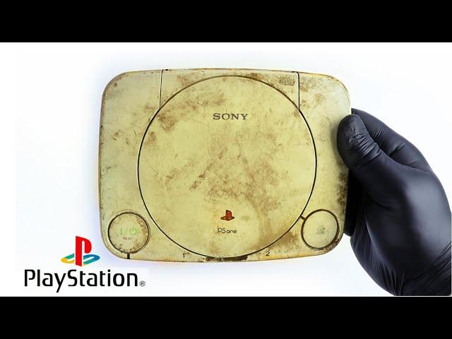 I Restored This Yellowed 1$ PSone - Retro PlayStation Console Restoration