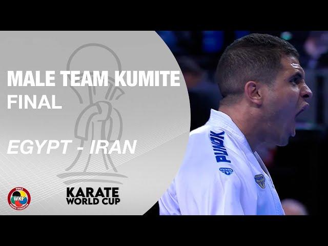 EGYPT - IRAN | FINAL MALE TEAM KUMITE | KARATE WORLD CUP 2024 | WORLD KARATE FEDERATION