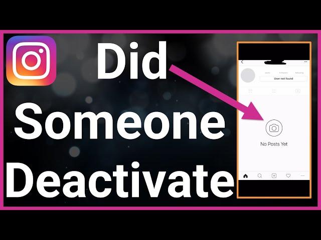 How To Know If Someone Deactivated Their Instagram Account?