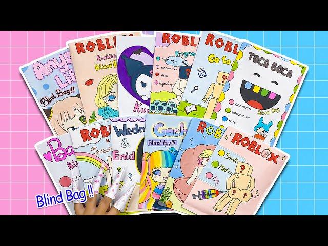 [paper diy] Roblox Blind Bag Unboxing Compilation #2 블라인드백 #barbie #sanrio #gachalife #tocaboca