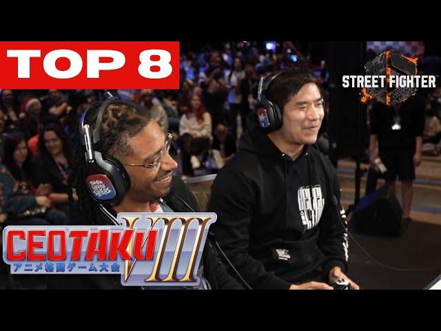 CEOtaku 2024 Street Fighter 6 Top 8 (Punk Nuckledu Dee Jay Akuma Ryu Rashid M. Bison) SF6 Tourney