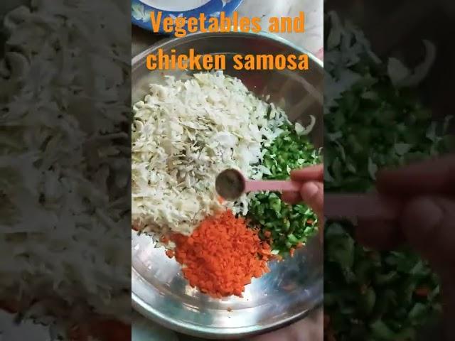 chicken and vegetables samosa recipe 