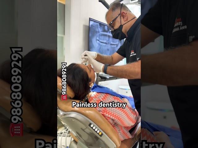 No pain dentistry #painless #dentist #smile #makeover #makeup #beauty #beautiful #health