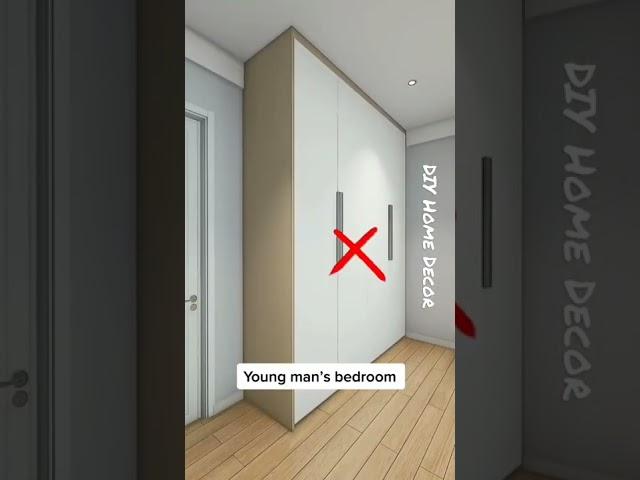 Young man's bedroom design