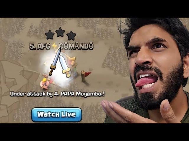 No root rider needed you are under attack by PAPA MOGAMBO IN CLASH OF CLANS(COC)