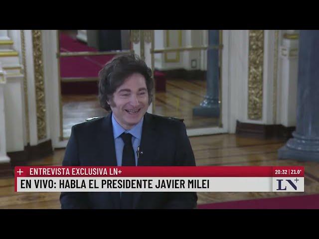 En vivo, habla el presidente Javier Milei: "Los que entraron en $LIBRA fue voluntariamente"