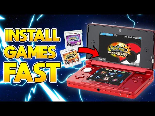 Install 3DS Games FAST with this NEW Method!  (3DS Custom Install Guide)