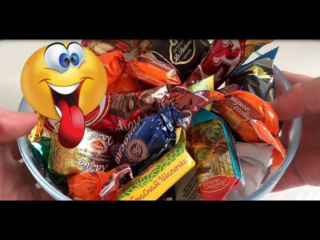 ASMR Unpacking of various sweets. You won't believe what's inside the beautiful wrappers!