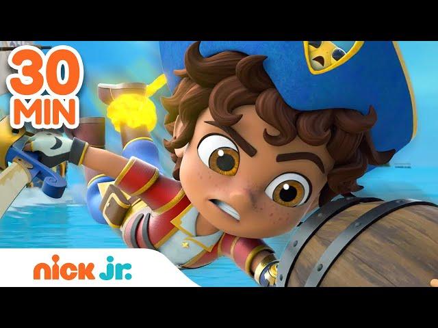 Santi's BEST Pirate Rescues #2!  | 30 Minute Compilation | Nick Jr.