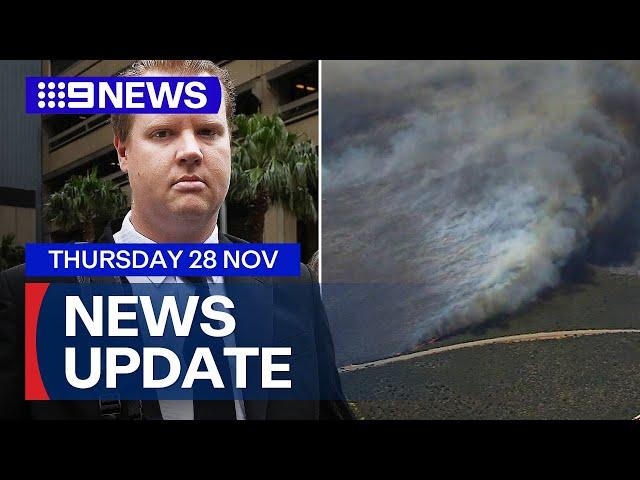 Kristian White's bail decision delayed; Emergency fires burn in WA | 9 News Australia