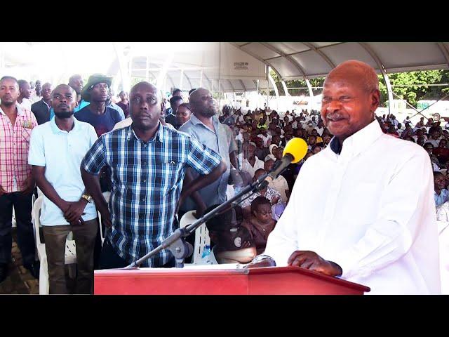 Museveni's speech to the Angry Traders in Kololo