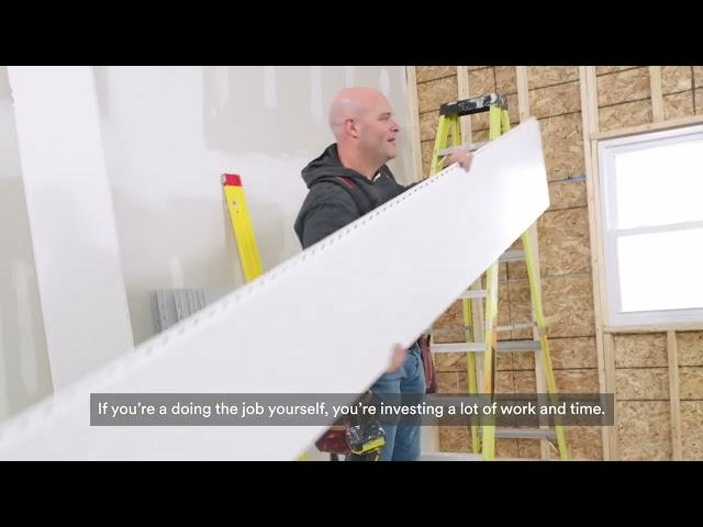 Speed Test of Wall Panel Install – Trusscore PVC Wall Panel vs Drywall