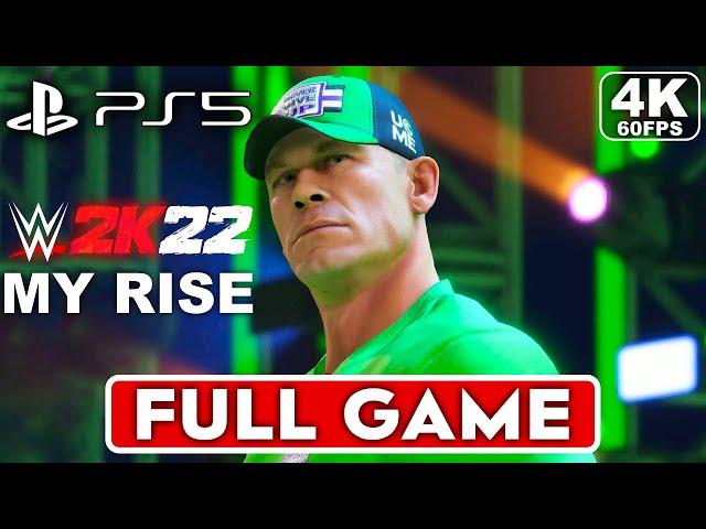 WWE 2K22 MyRise Gameplay Walkthrough Part 1 FULL GAME [4K 60FPS PS5] - No Commentary