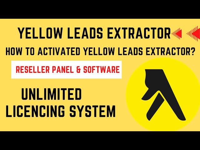 How to activated Yellow Leads Extractor? #YellowPagesScraper |How to Use Yellow Leads Extractor?