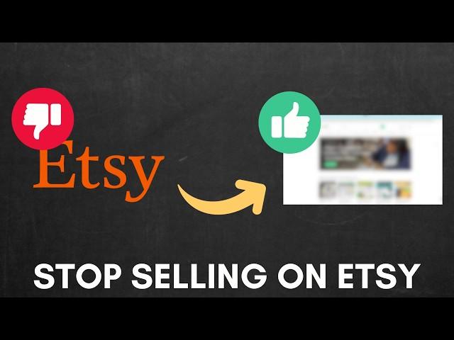 Stop Selling on Etsy! Sell Digital Products Here Instead!