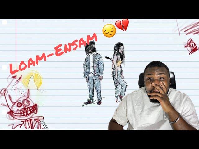 #loam #swedishrap #heartbroken Reacting to Swedish Music LOAM - ENSAM (feat. estraden)