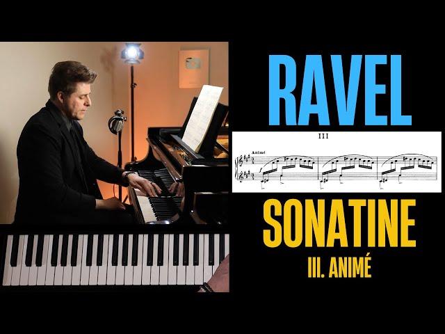 Ravel - Sonatine, 3rd movement (Animé) Tutorial