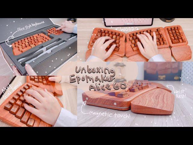 ᝰ. Coolest Ergonomic Keyboard - EpomakerxFeker Alice60 W/ Numpad & Wrist Rest [UNBOXING] ⊹₊⟡⋆