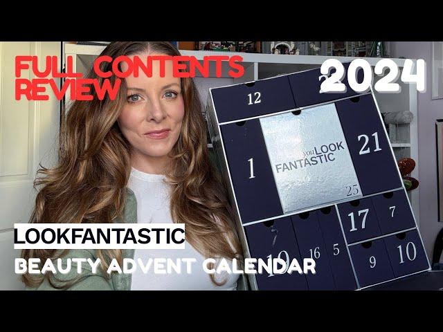 LOOK FANTASTIC BEAUTY ADVENT CALENDAR 2024 | Full unboxing & complete contents review!