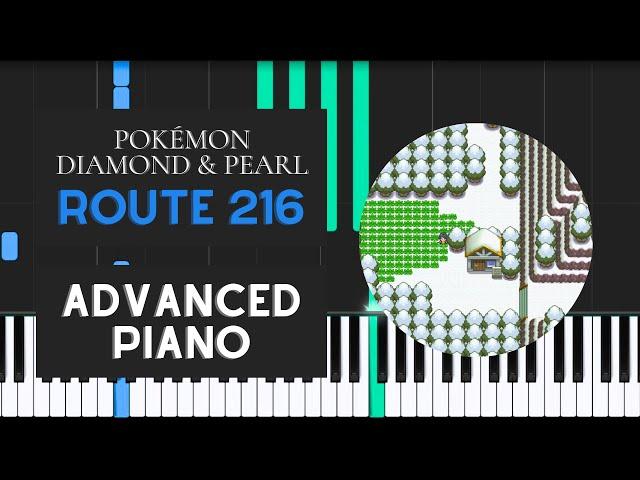 Route 216 (Advanced Piano Tutorial) - Pokémon Diamond and Pearl