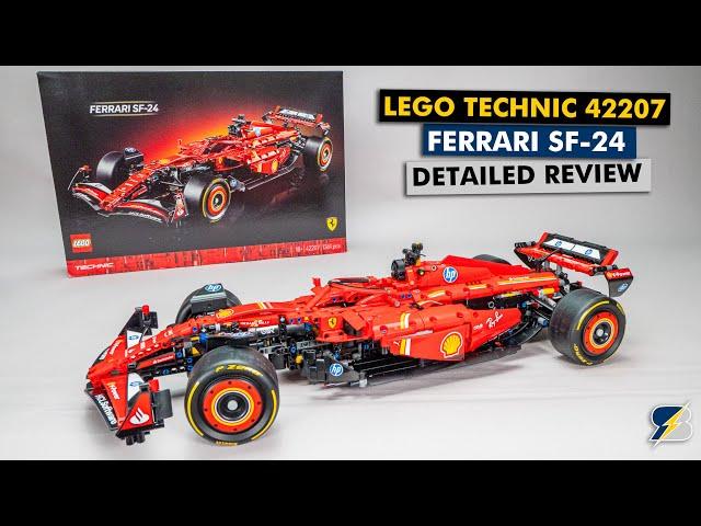 LEGO Technic 42207 Ferrari SF-24 F1 Car detailed building review - looks great, but...