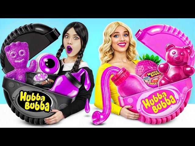 Wednesday vs Barbie Cooking Challenge | Me vs Grandma Cake Decorating Battle by Turbo Team