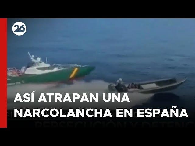 ESPAÑA | Así atrapan una narcolancha con 12 toneladas de droga
