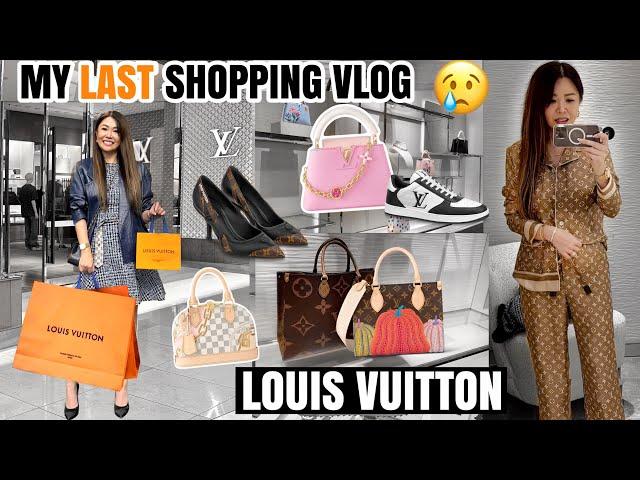 MAJOR LOUIS VUITTON SHOPPING DAY! *My LAST LV Shopping Vlog* New Collection 2023