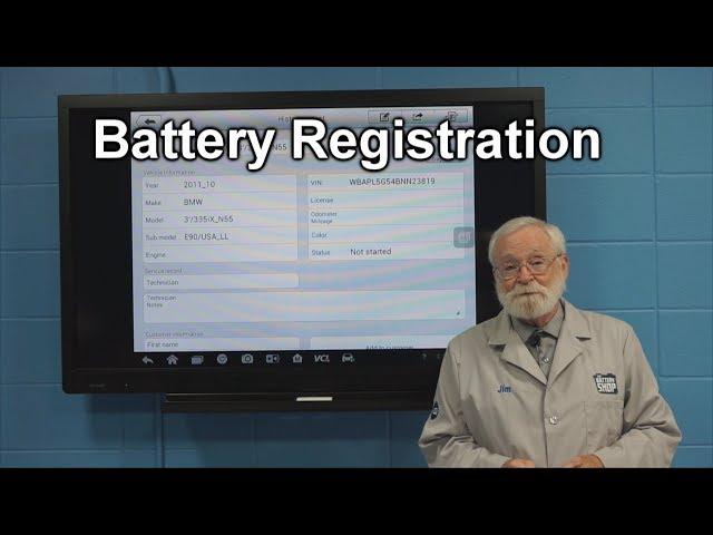 Battery Registration with a Scan Tool  - The Battery Shop