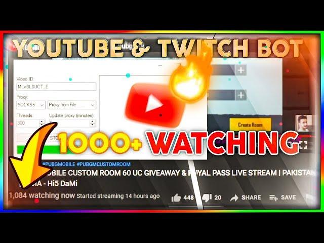 FREE 2022 Youtube LIVE VIEW BOT ️ Free Download and Tutorial Working Live Stream ViewBot