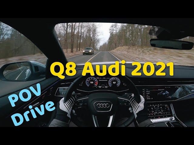 Audi Q8 2021 / 340hp (55 TFSI) / POV Test Drive